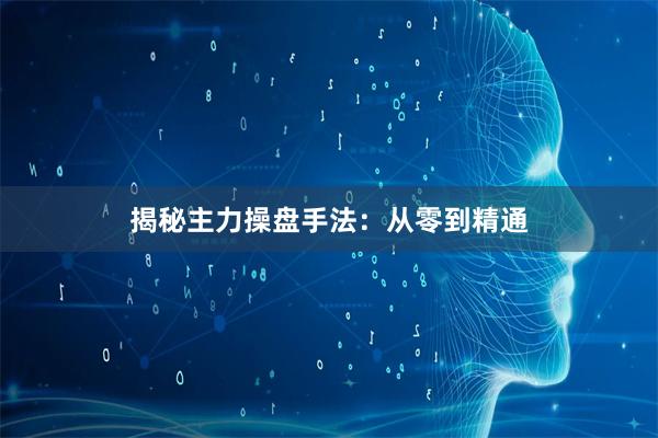 揭秘主力操盘手法：从零到精通